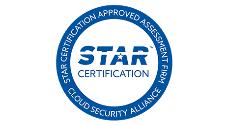 CSA STAR Certification accreditation logo.