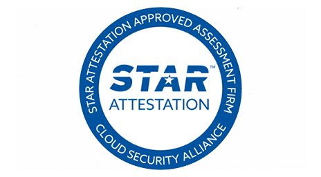 CSA STAR Attestation accreditation logo.